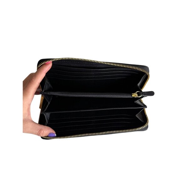 COACH Slim Zip Wallet in Saffiano Leather - Picture 4 of 7